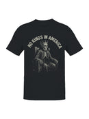 No Kings in America Skeleton Men's T-shirt