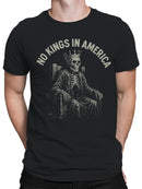 No Kings in America Skeleton Men's T-shirt
