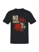 No Kings Rebellion Skull Men's T-shirt