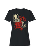 No Kings Rebellion Skull Women's T-shirt