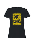 Bold "No Kings" Graphic Women's T-shirt