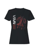 Officially Licensed Nasa Vintage Space Shuttle Graphic Women's T-shirt