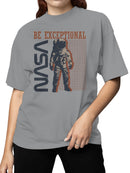Officially Licensed Nasa Astronaut Space Women's T-shirt