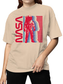 Officially Licensed Nasa Astronaut Graphic Women's T-shirt