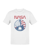 Officially Licensed Nasa Vintage NASA Rocket Men's T-shirt