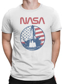 Officially Licensed Nasa Vintage NASA Rocket Men's T-shirt