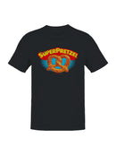 Officially Licensed Super Pretzel Vintage Logo Design Men's T-shirt