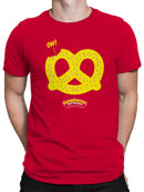 Officially Licensed Super Pretzel Design with "Ow!"  Men's T-shirt