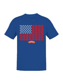 Officially Licensed Super Pretzel Stars and Stripes Men's T-shirt