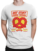 Officially Licensed Super Pretzel Hot Stuff Pretzel Design Men's T-shirt