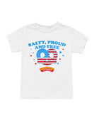 Officially Licensed Super Pretzel Salty, Proud, and Free Pretzel Youth's T-shirt