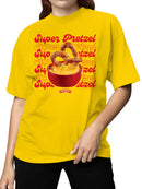 Officially Licensed Super Pretzel Soft Pretzels Delight Women's T-shirt