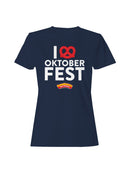 Officially Licensed Super Pretzel Oktoberfest Pretzel Women's T-shirt