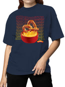 Officially Licensed Super Pretzel Delicious Pretzel Cheese Delight Women's T-shirt