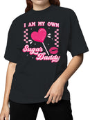 Empowering Heart Lollipop Design Women's T-shirt
