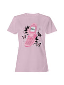 Error 404 Pink Retro Phone Art Women's T-shirt