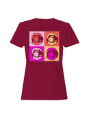 Pop Art Cherry Lips Graphic Women's T-shirt