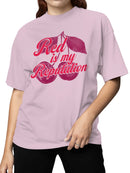 Red is My Reputation Cherry Art Women's T-shirt