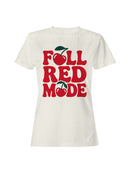 Full Red Mode Cherry Design Women's T-shirt