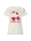 Full Red Mode Cherry Art Women's T-shirt