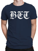 Bold Gothic BFT Monogram Design Men's T-shirt