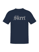 Skrrt Gothic Style Design Men's T-shirt