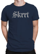 Skrrt Gothic Style Design Men's T-shirt