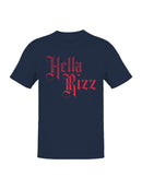 Bold Gothic "Hella Rizz" Design Men's T-shirt