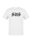 Gothic "SUS" Design Men's T-shirt
