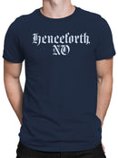 Henceforth No Gothic Typography Men's T-shirt