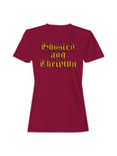 Ghosted and Thriving Gothic Design Women's T-shirt