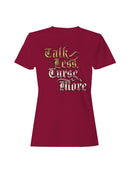 Bold Gothic Typography Message Women's T-shirt