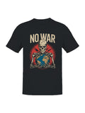 No War Skeleton Holding Earth Men's T-shirt