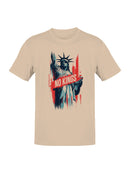Iconic Liberty No Kings Graphic Men's T-shirt
