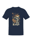 Skull, Crown & Roses Art Men's T-shirt