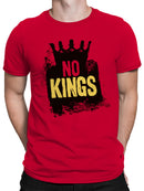 No Kings Typography Art Men's T-shirt