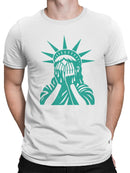 Liberty in Tears Graphic Design Men's T-shirt