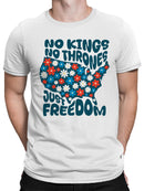 Freedom Blooms USA Graphic Men's T-shirt