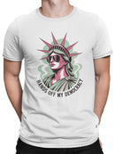 Statue of Liberty Pop Art Message Men's T-shirt