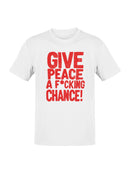 Bold Peace Statement Graphic Men's T-shirt