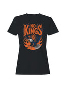 No Kings Eagle Fire Design Women's T-shirt
