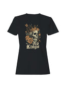 Skull, Crown & Roses Art Women's T-shirt