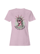 Statue of Liberty Pop Art Message Women's T-shirt