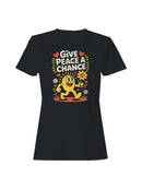 Give Peace a Chance Graphic Art Women's T-shirt