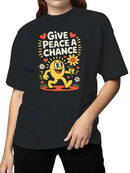 Give Peace a Chance Graphic Art Women's T-shirt