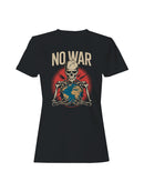 No War Skeleton Holding Earth Women's T-shirt
