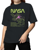 Officially Licensed NASA Space Satellite Graphic Women's T-shirt