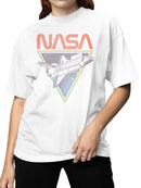 Officially Licensed NASA Vintage Space Shuttle Design Women's T-shirt