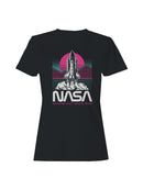 Officially Licensed NASA Retro NASA Rocket Launch Women's T-shirt