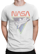 Officially Licensed NASA Vintage Space Shuttle Design Men's T-shirt